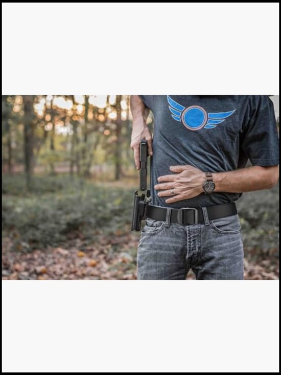 Tactical Nylon Convertible TDU Belt, Heavy Duty Webbing, Adjustable Buckle main image 5